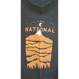 The National Band Graphic T-Shirt Black Cotton Size L